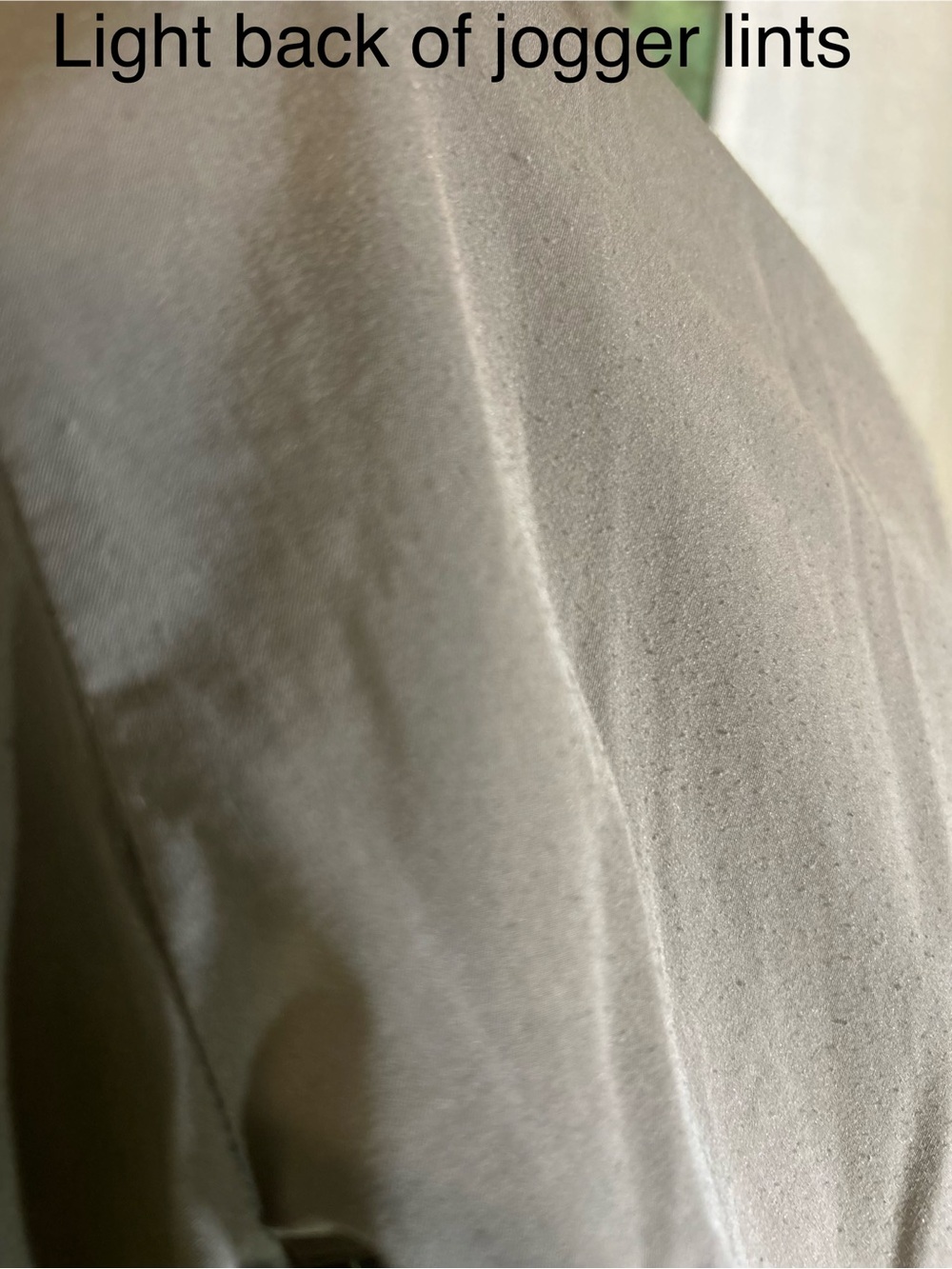 Nike Olive-Taupe Dri-FIT Lightweight Nylon Pants w Side Zipped Pocket | Size L - Picture 11 of 11